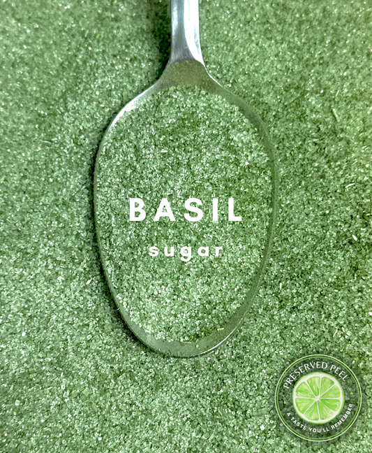 Basil Sugar Rim – 2Lbs | Infused Sugar | Cocktail Rim