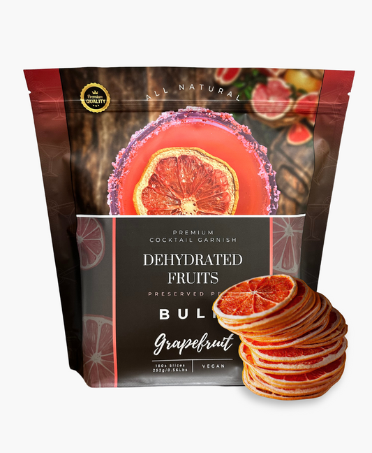 Dehydrated Grapefruit Slices – BULK SIZE | 180± Slices | DRIED FRUITS for Cocktail Garnish & More