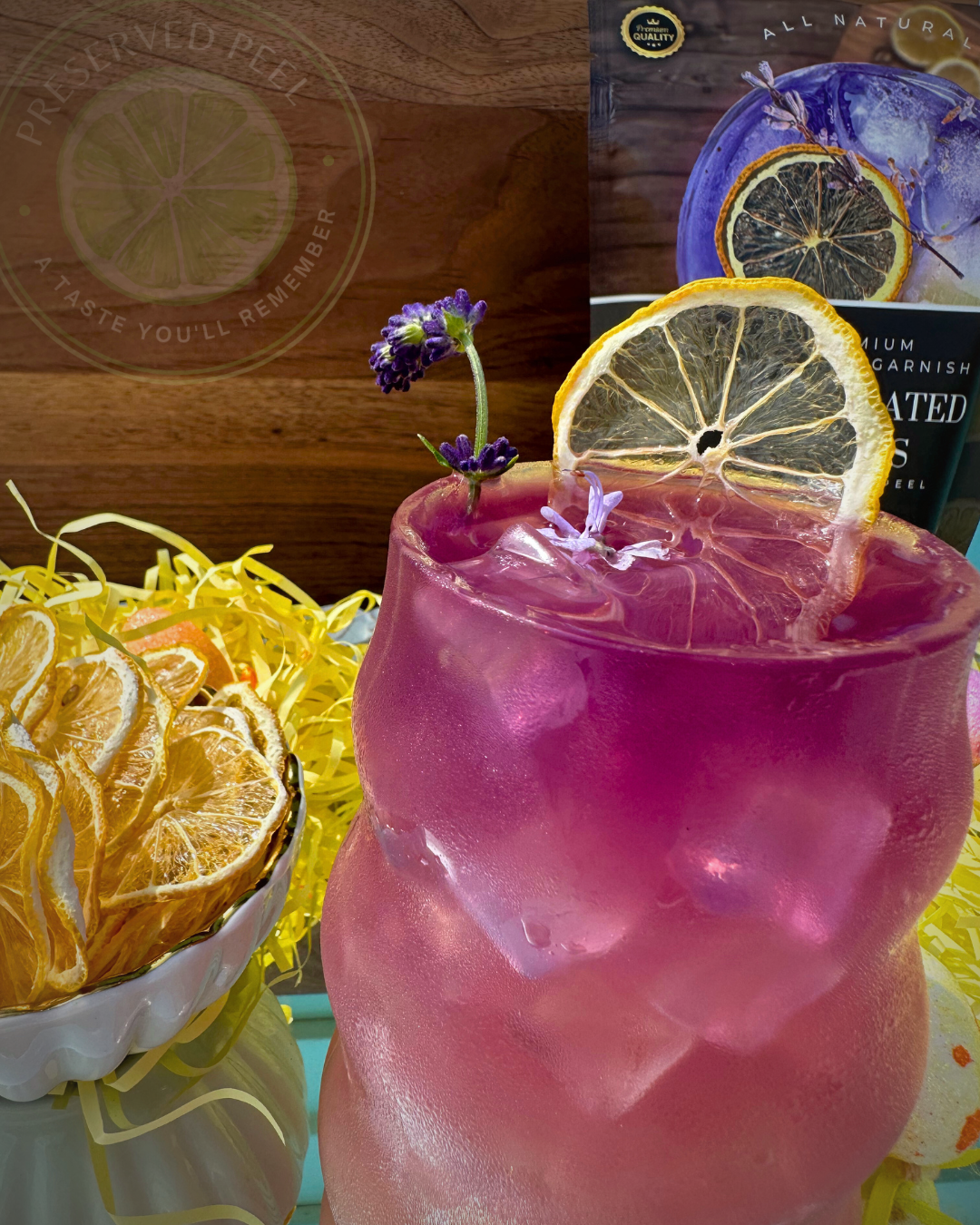 Save 18% ⎮ 5 PACK Dehydrated Fruits⎮ LIME - LEMON - ORANGE - GRAPEFRUIT -BLOOD-ORANGE⎮ PREMIUM COCKTAIL GARNISHES