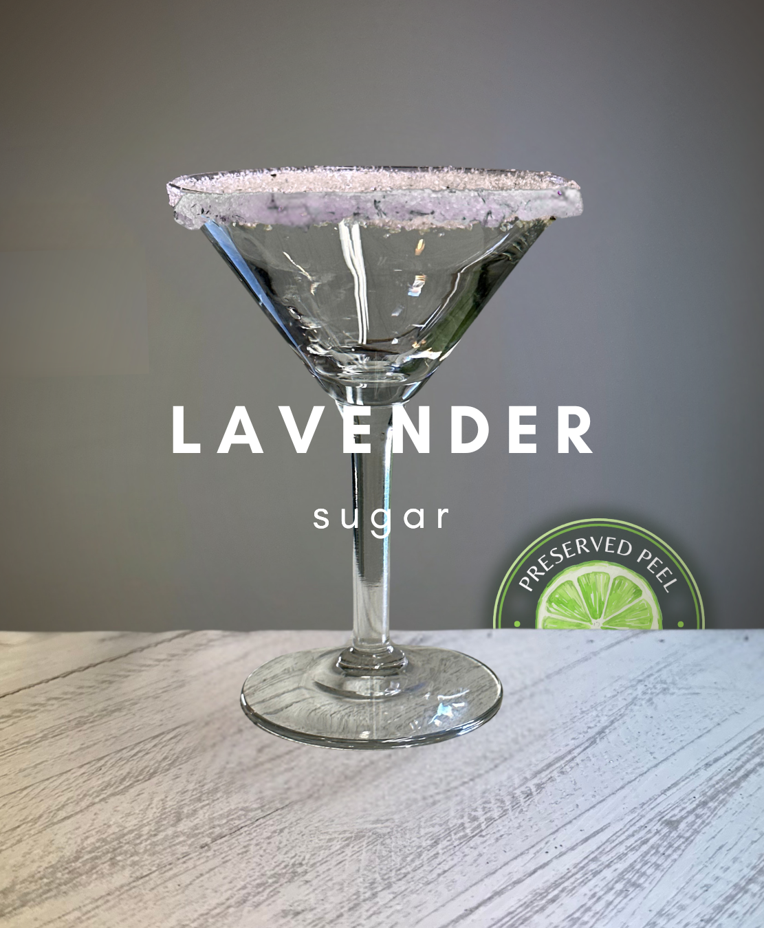 Lavender Sugar Rim – 2Lbs | Infused Sugar | Cocktail Rim
