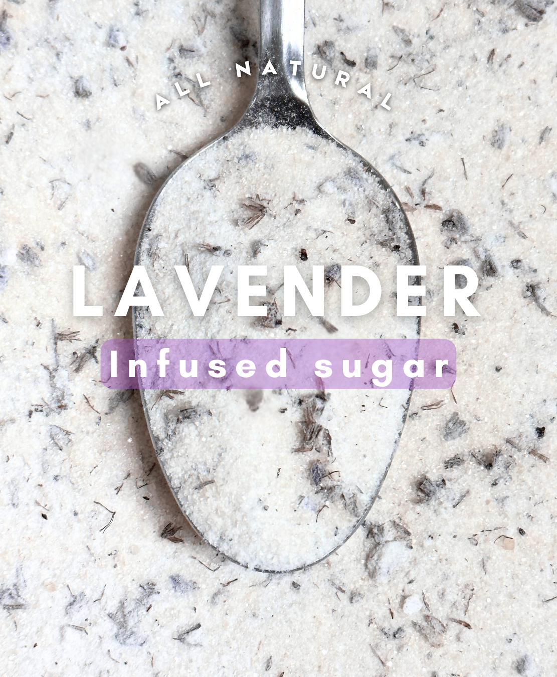 Lavender Sugar Rim – 8oz | Infused Sugar | Cocktail Rim