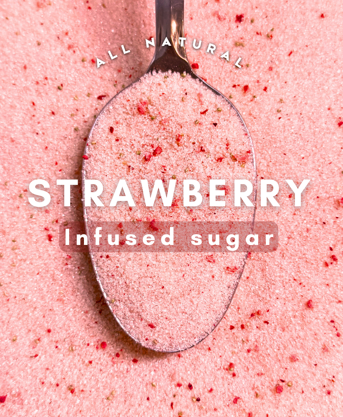 Strawberry Sugar Rim – 2Lbs | Infused Sugar | Cocktail Rim