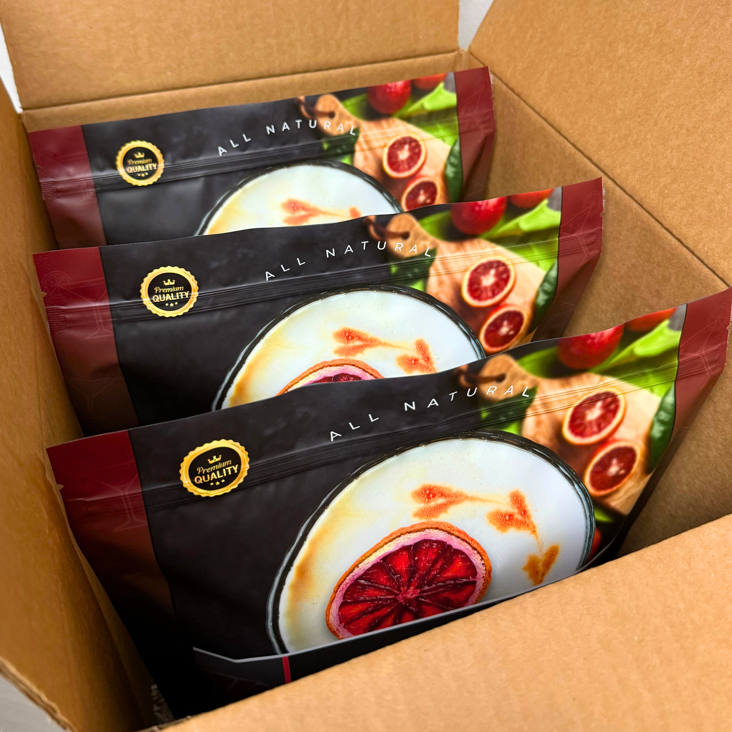 Case⇢ Bulk Dried Blood-Orange Slices | 210± Servings | Preserved Peel Premium DRIED FRUITS | BULK SIZE | for Luxury Cocktail Garnishes for Bars and Home Hosts.