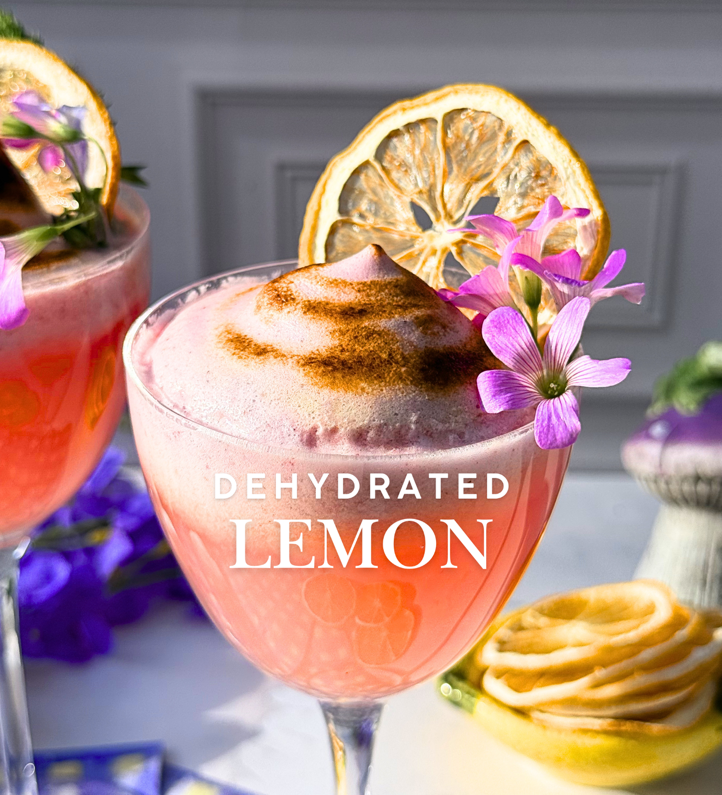 Bulk Dried Lemon Slices | 240± Servings | Preserved Peel Premium DRIED FRUITS | BULK SIZE | for Luxury Cocktail Garnishes for Bars and Home Hosts.
