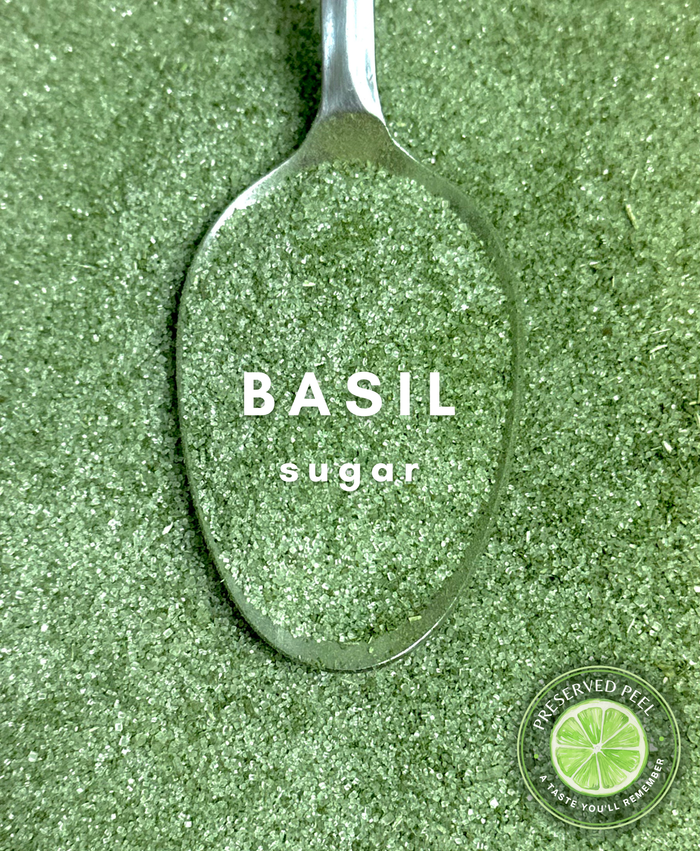 Basil Sugar Rim – 2Lbs | Infused Sugar | Cocktail Rim