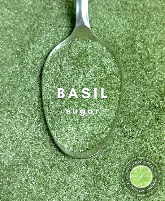 Basil Sugar Rim – 2Lbs | Infused Sugar | Cocktail Rim