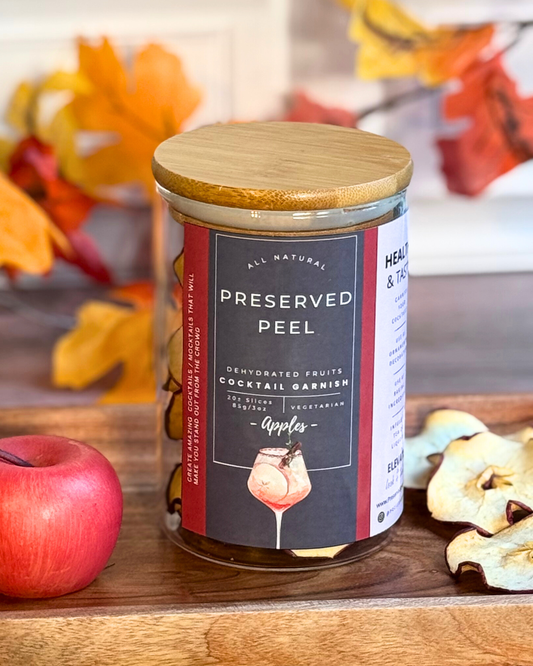 Seasonal Dried Apples | 20± Slices | DRIED FRUITS for Cocktail Garnishes & More