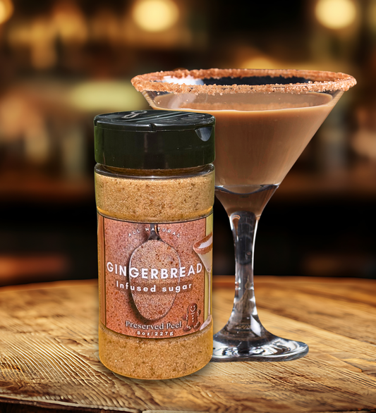 Gingerbread Sugar Rim – 8oz | Infused Sugar | Cocktail Rim