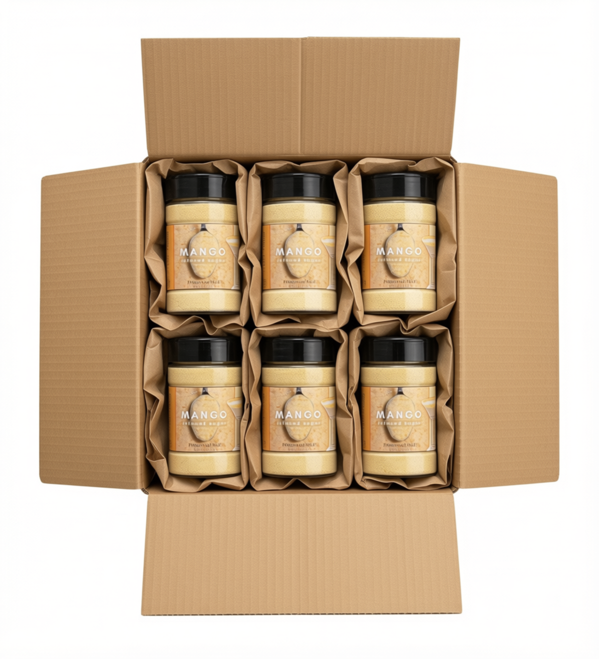 Case⇢ Mango Sugar Rim – 8oz | Infused Sugar | Cocktail Rim