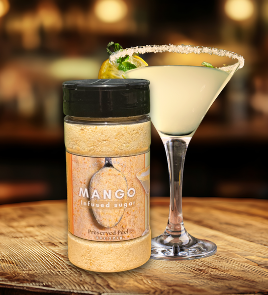 Mango Sugar Rim – 8oz | Infused Sugar | Cocktail Rim