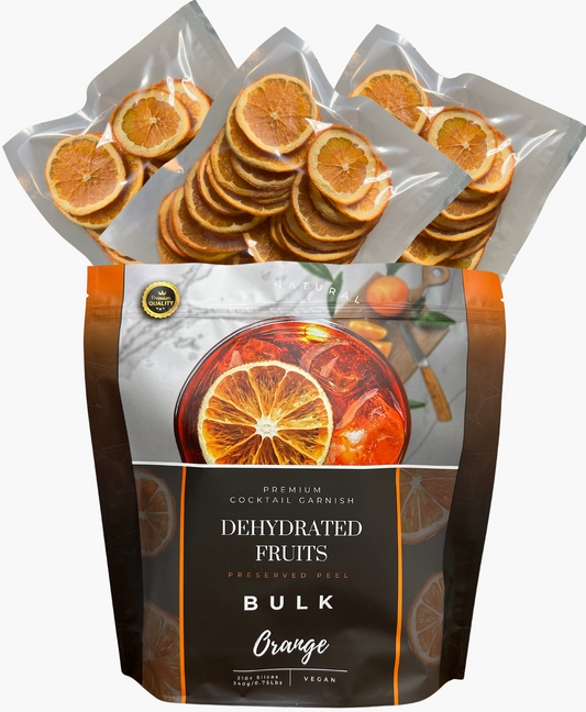 Dehydrated Orange Slices – BULK SIZE | 210± Slices | DRIED FRUITS for Cocktail Garnish & More