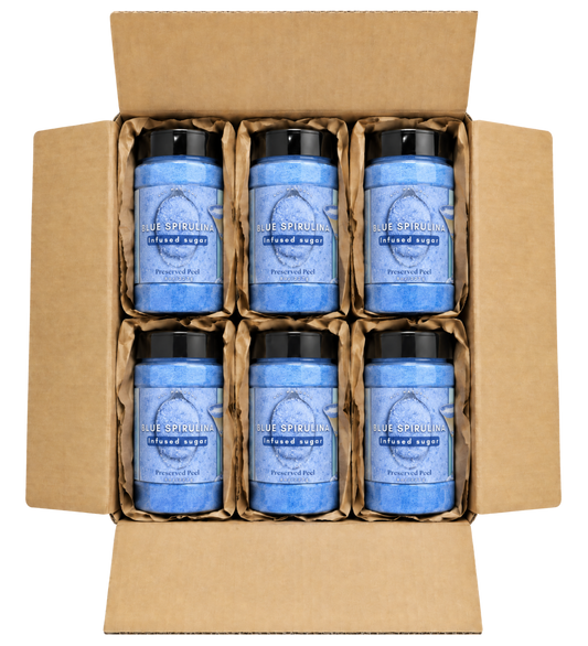 Case⇢Blue Sugar Rim – 8oz | Infused Sugar | Cocktail Rim