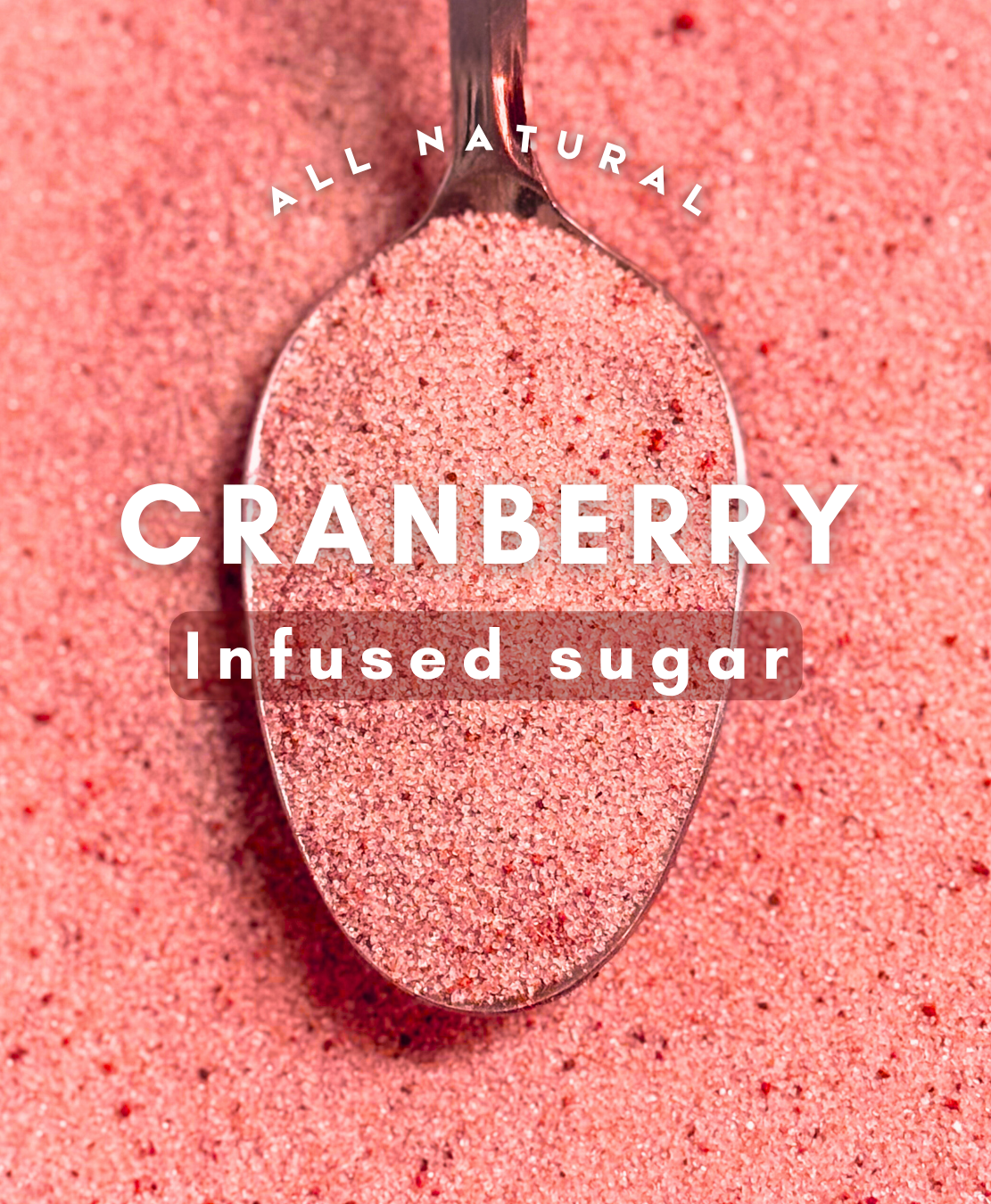 Cranberry Fruit Sugar Rim – 2Lbs | Infused Sugar | Cocktail Rim