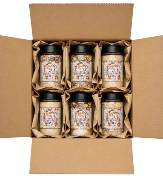 Case⇢ Floral Sugar Rim – 8oz | Infused Sugar | Cocktail Rim