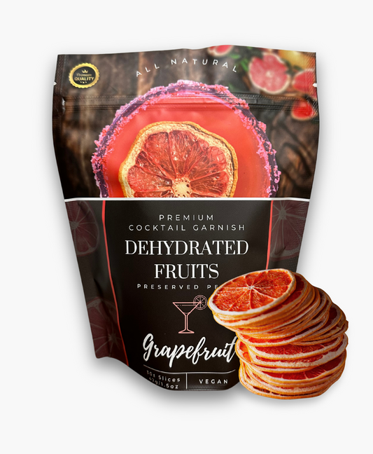 Dehydrated grapefruit slice for garnishes from Preserved Peel 