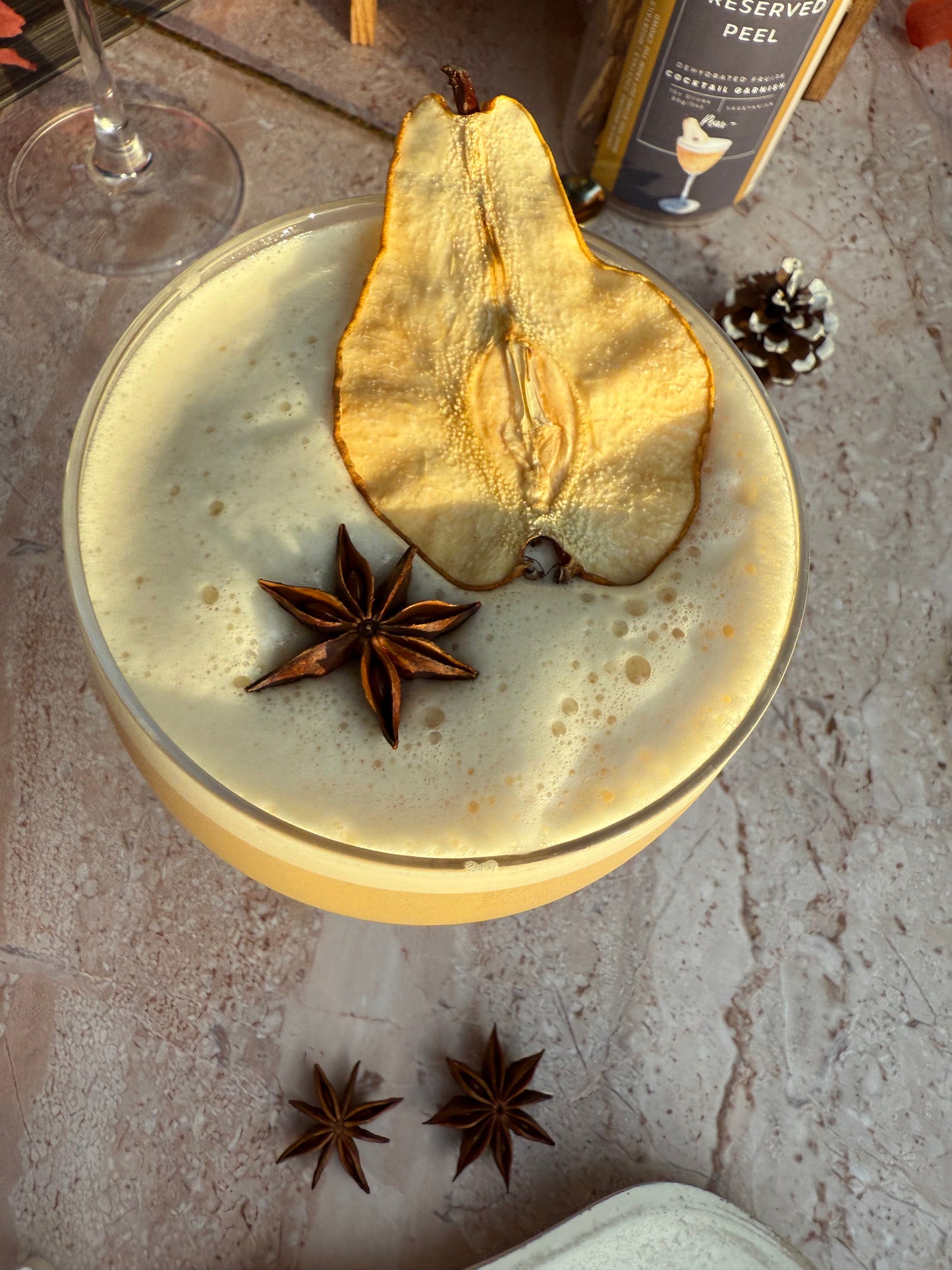 Seasonal Dried Pears | 16± Slices | DRIED FRUITS for Cocktail Garnishes & More