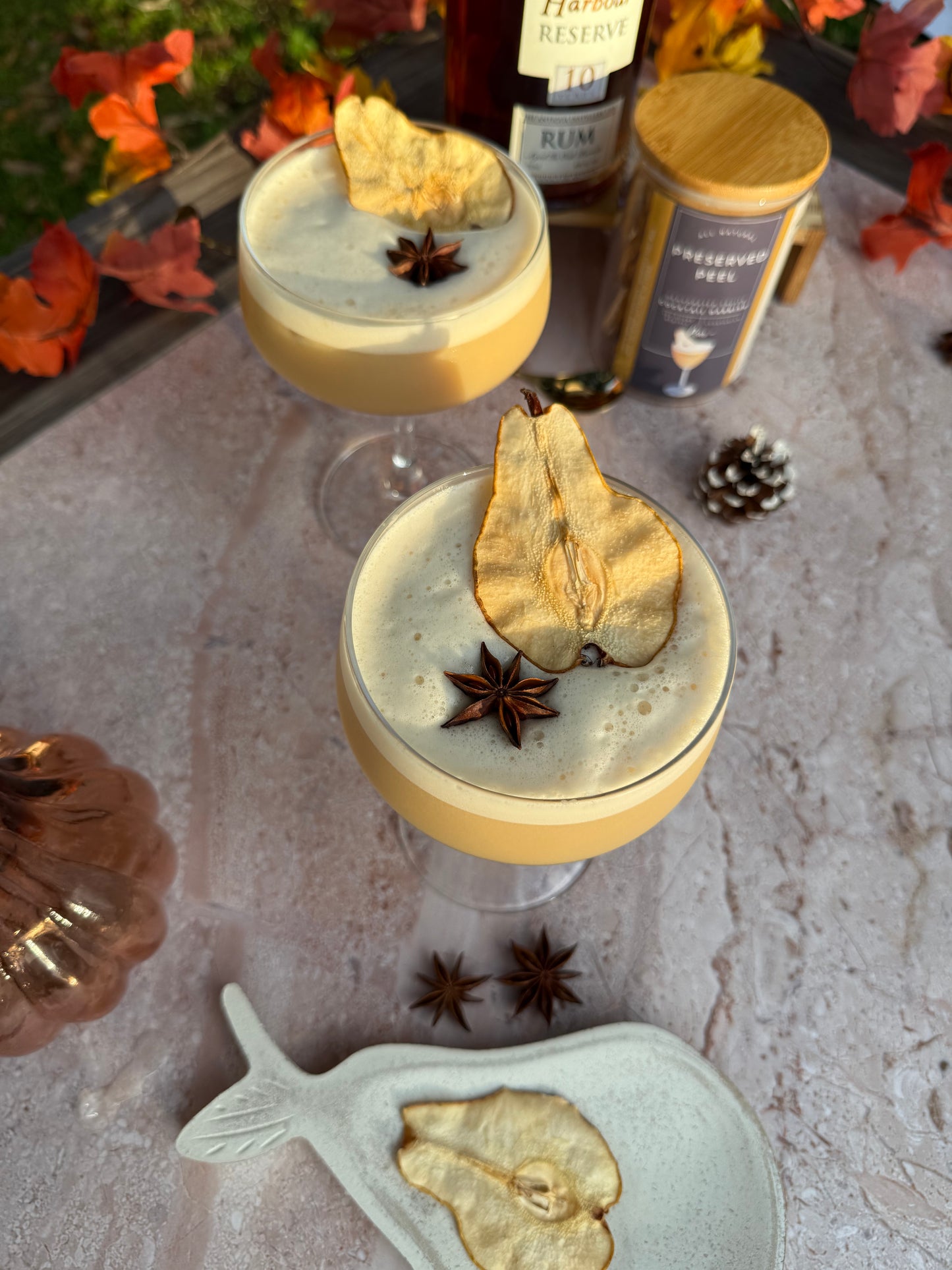 Seasonal Dried Pears | 16± Slices | DRIED FRUITS for Cocktail Garnishes & More