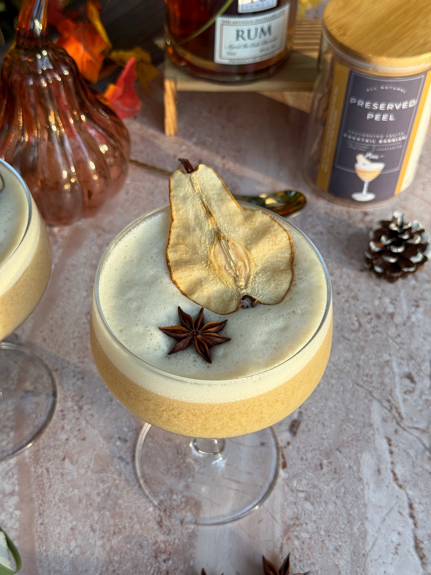 Seasonal Dried Pears | 16± Slices | DRIED FRUITS for Cocktail Garnishes & More