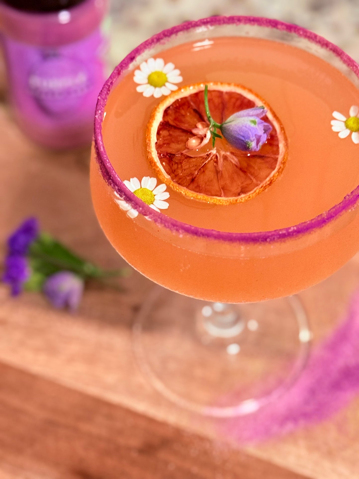 Purple Potatoe Sugar Rim – 8oz | Infused Sugar | Cocktail Rim PURPLE SUGAR