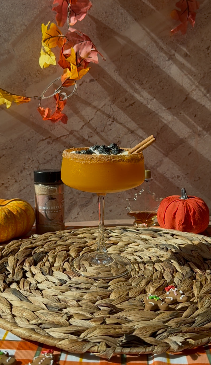 Gingerbread Sugar Rim – 8oz | Infused Sugar | Cocktail Rim