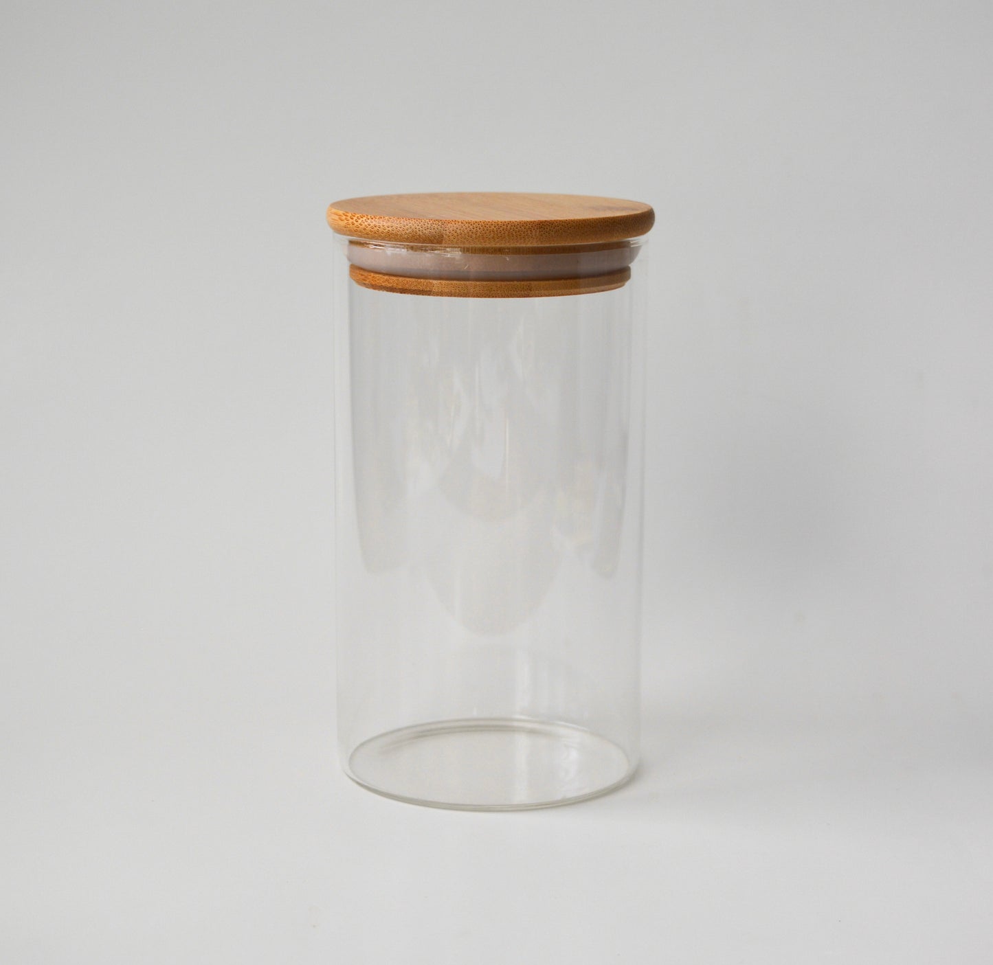 EMPTY MEDIUM Glass Jars with Bamboo lid. 25oz