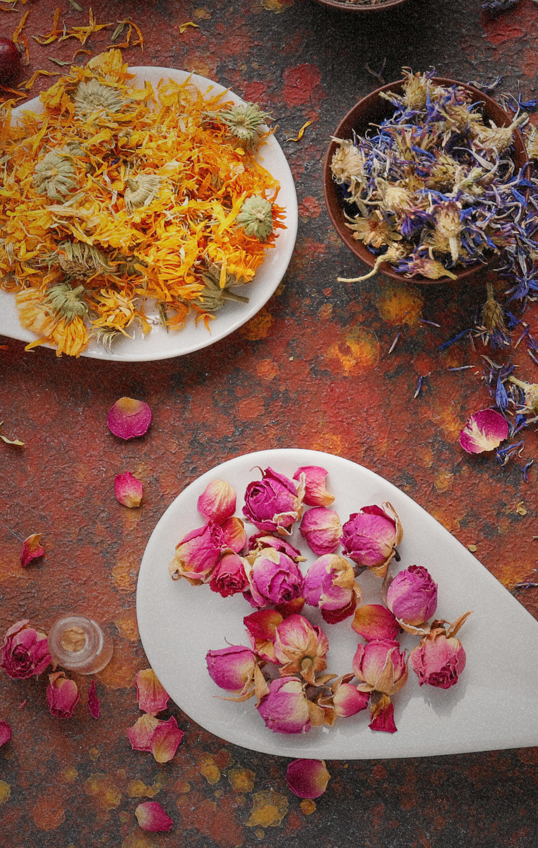 Premium Petals sprinkle MIX  | 25± creations | DRIED FLOWERS for Cocktail Garnish & More